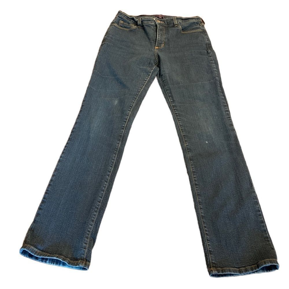 NYDJ Not Your Daughters Jeans Straight Leg High Waist Mom Jeans 10